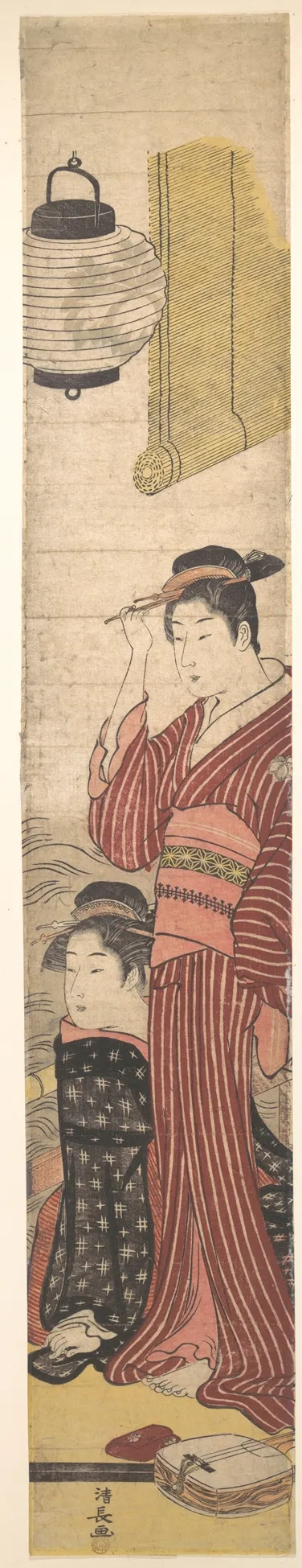 Two Geisha | Torii Kiyonaga - 浮世繪畫廊