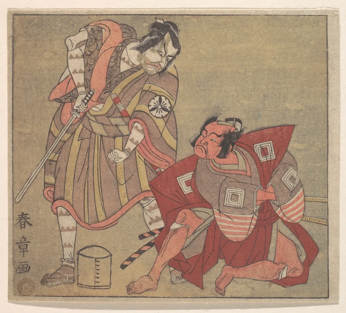 Scene from a Drama | Katsukawa Shunshō　勝川春章 - 浮世繪畫廊