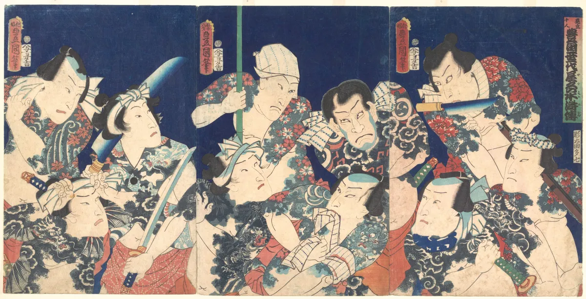 Utagawa's Lifetime Masterpiece, from the Japanese version of the Shuihu Zhuan | Utagawa Kunisada - 浮世繪畫廊