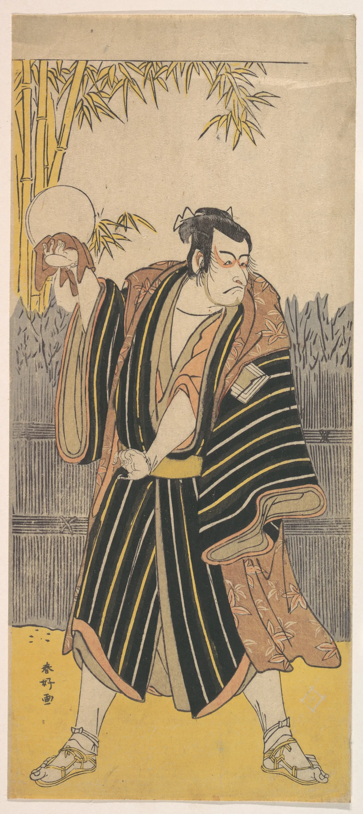 Kabuki Actor Ichikawa Danjūrō V | Katsukawa Shunkō - 浮世繪畫廊