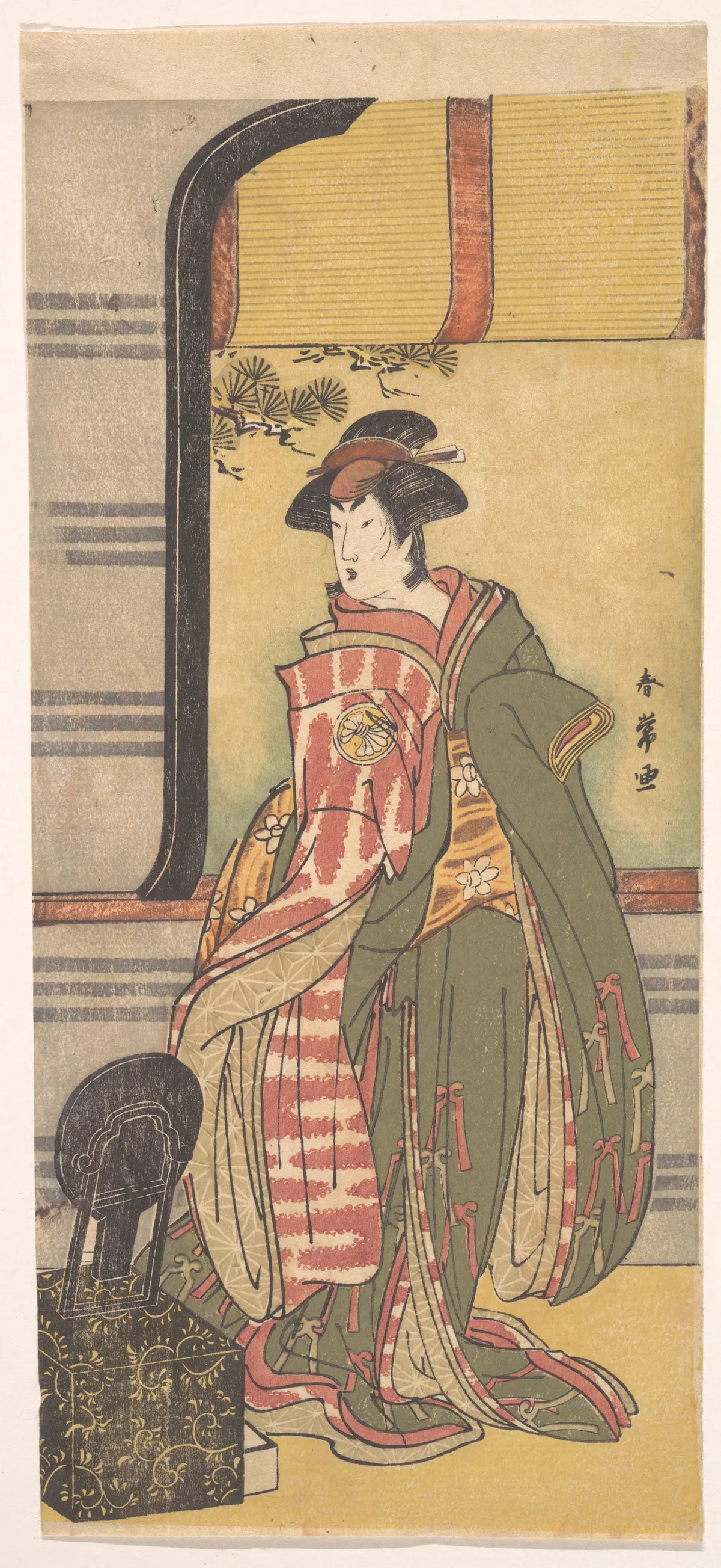 The Actor Segawa Kikunojo 3rd in a Female Role | Katsukawa Shunjō - 浮世繪畫廊