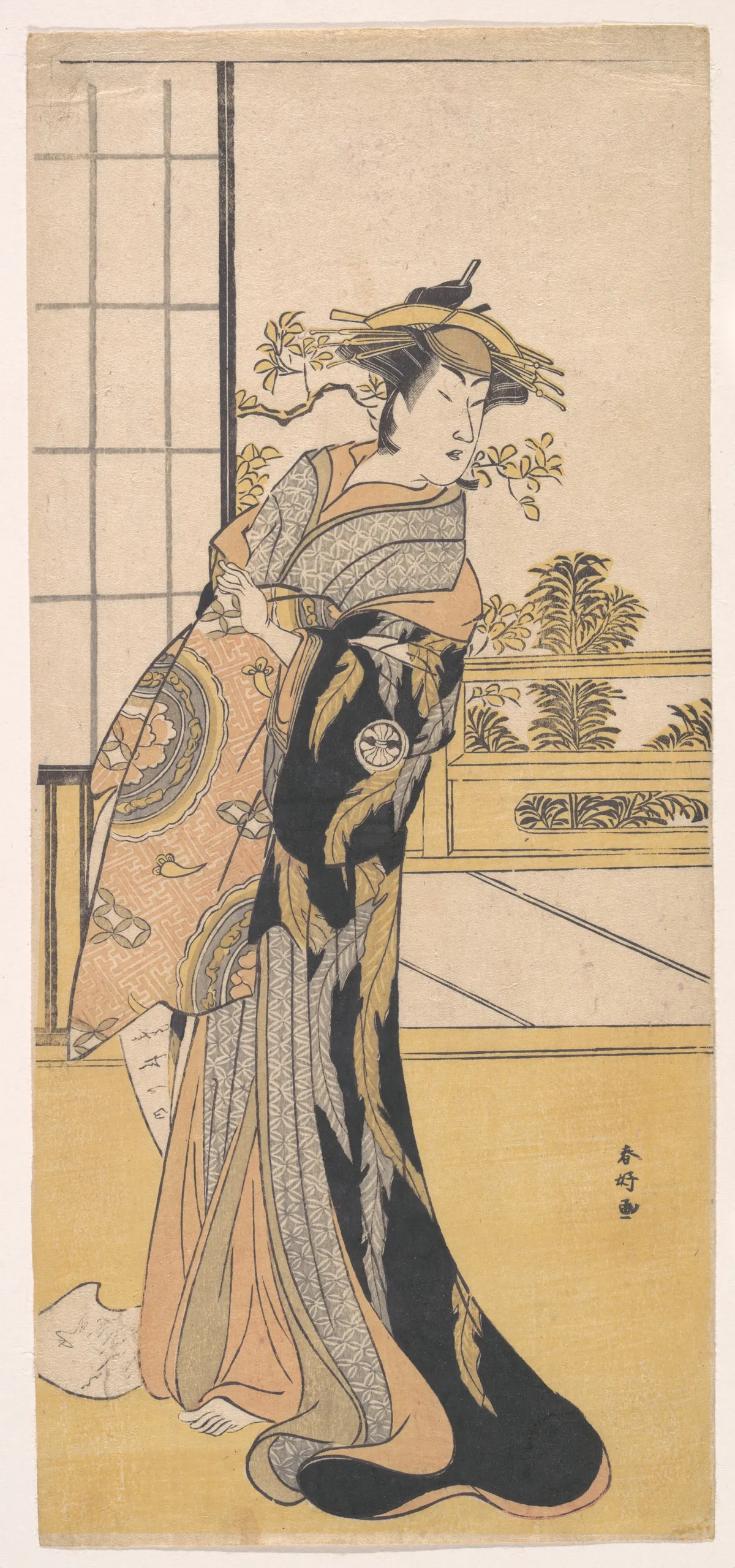 The Actor Segawa Kikunojo 3rd in a Female Role | Katsukawa Shunkō - 浮世繪畫廊