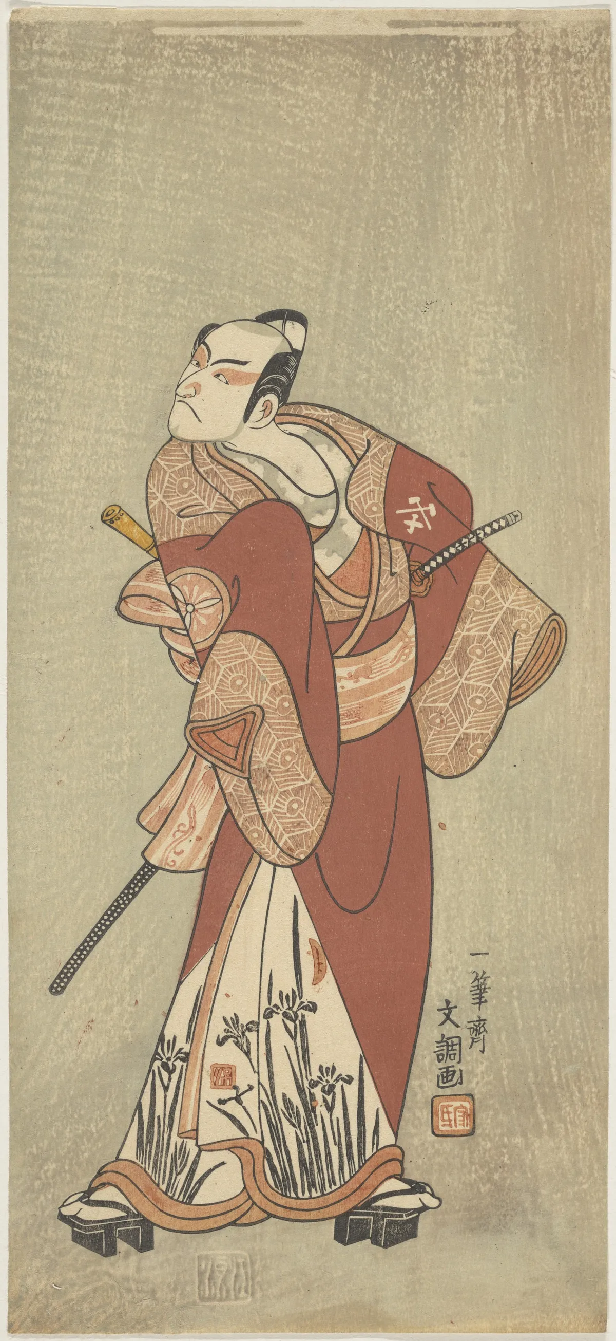 The Actor Matsumoto Koshiro 3rd in an Unidentified Role | Ippitsusai Bunchō - 浮世繪畫廊