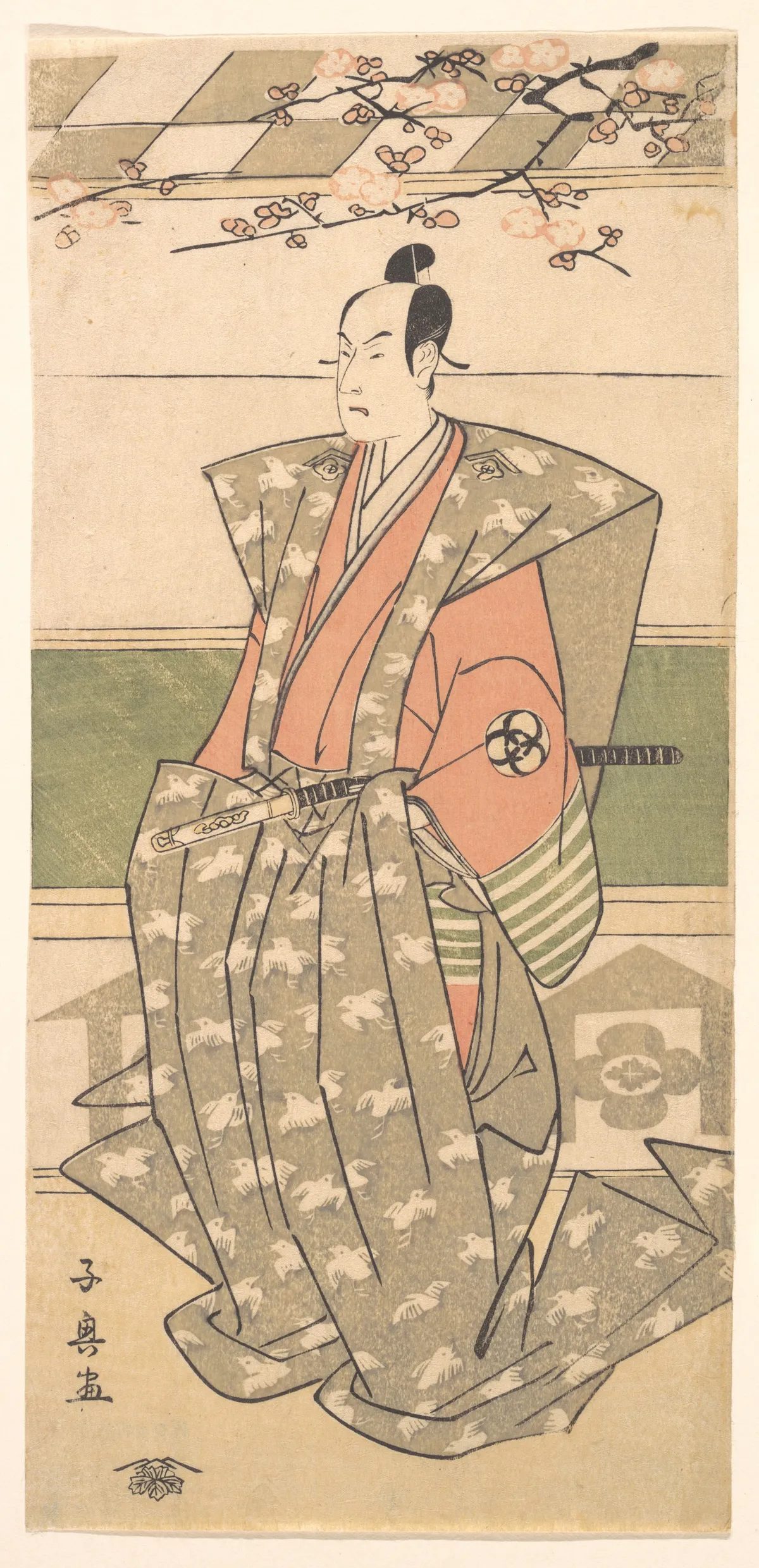 The Actor Bando Mitsugoro II in Ceremonial Robes with Kamishimo | Eishōsai Chōki - 浮世繪畫廊
