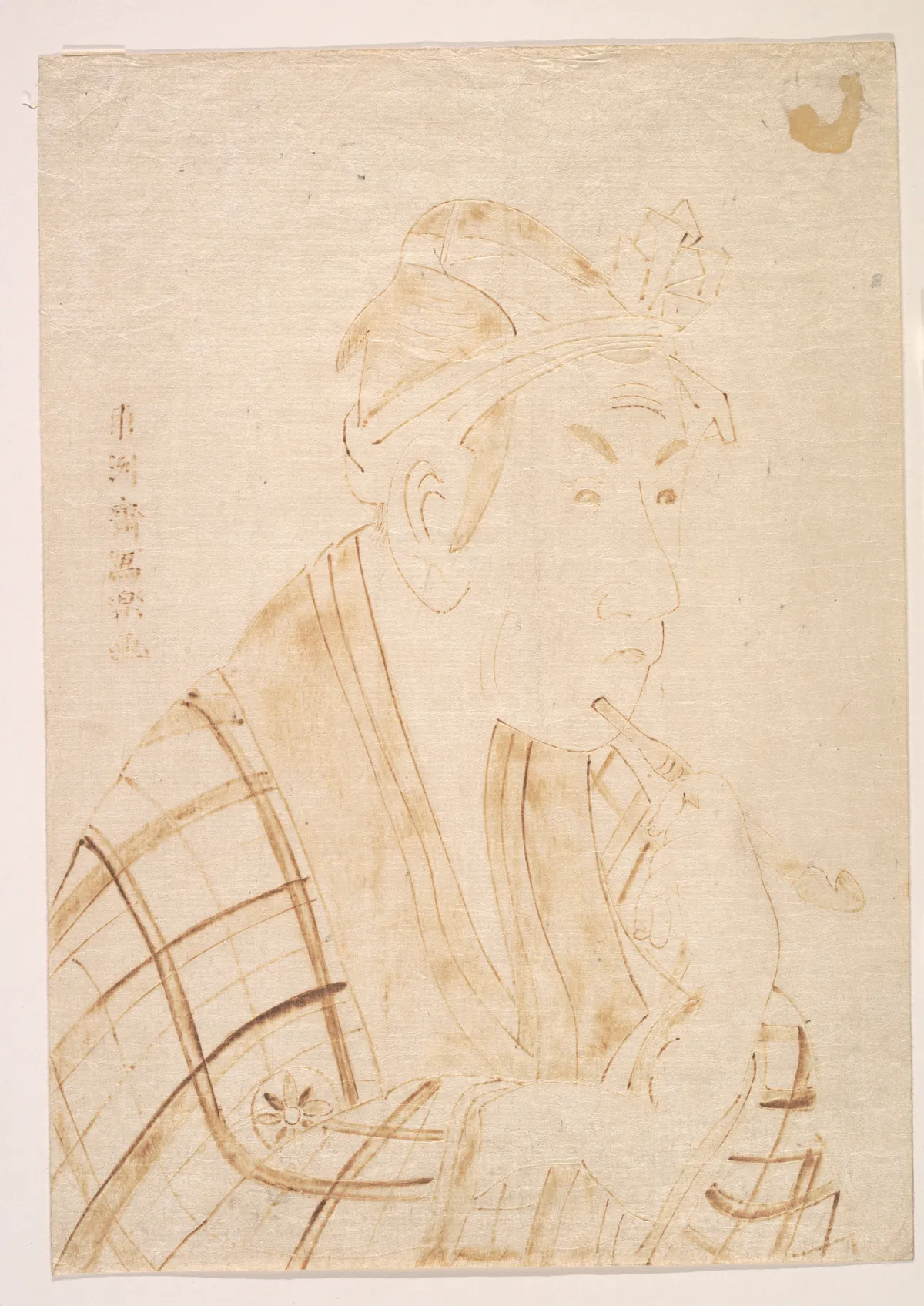 The Actor Matsumoto Koshiro as Banzuin Chobei | Tōshūsai Sharaku - 浮世繪畫廊