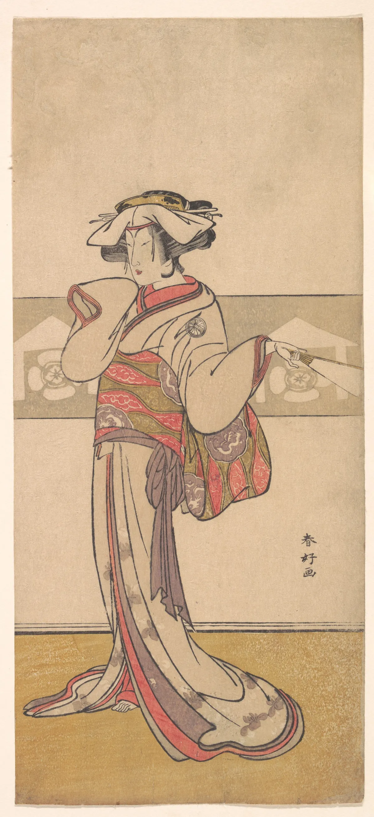 Segawa Kikunojō III in the Role of Ōiso no Tora | Katsukawa Shunkō - 浮世繪畫廊