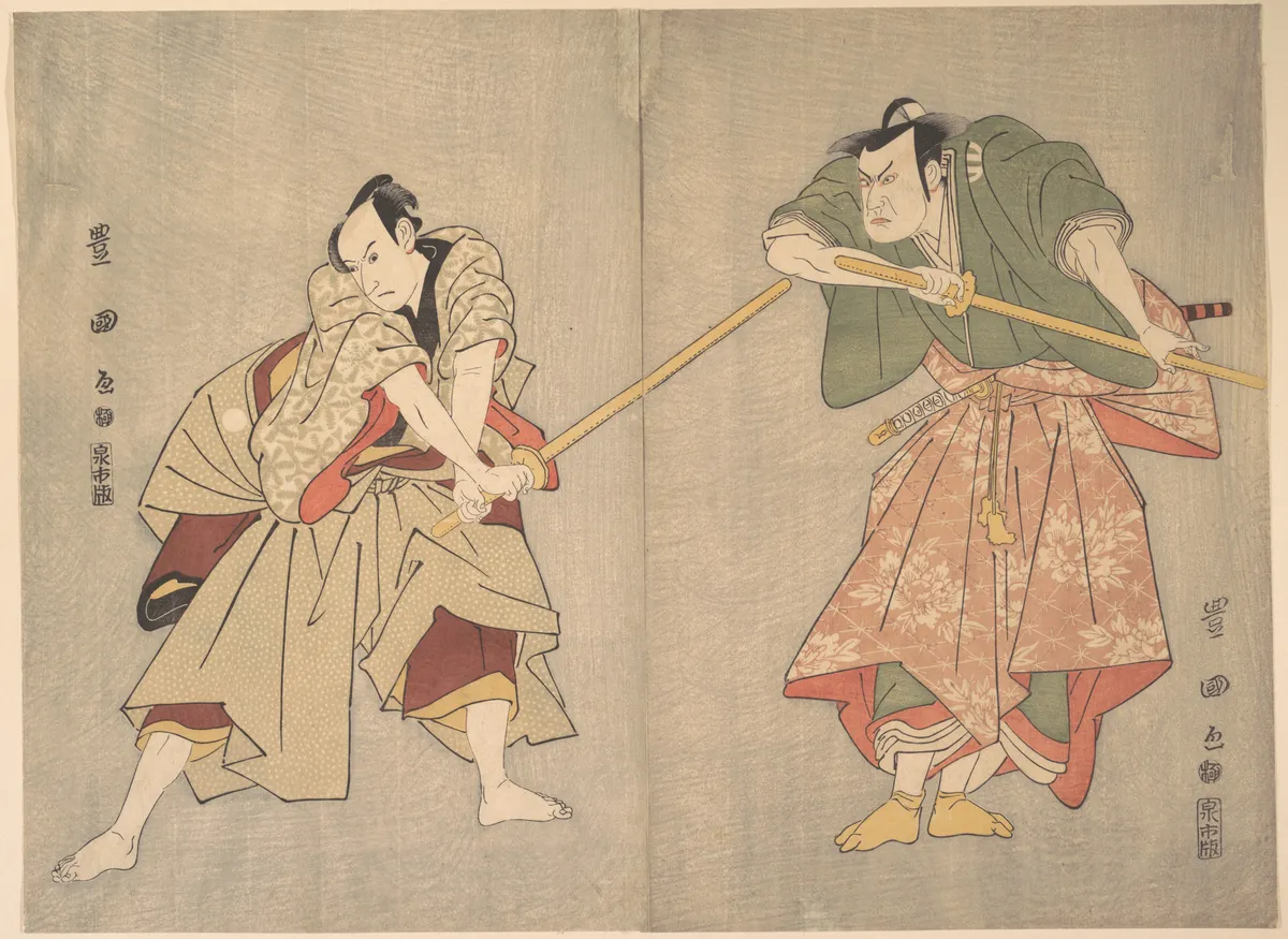 Scene from an Unidentified Drama | Utagawa Toyokuni I - 浮世繪畫廊